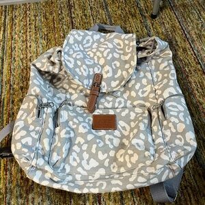 Victoria Secret White Leopard Backpack